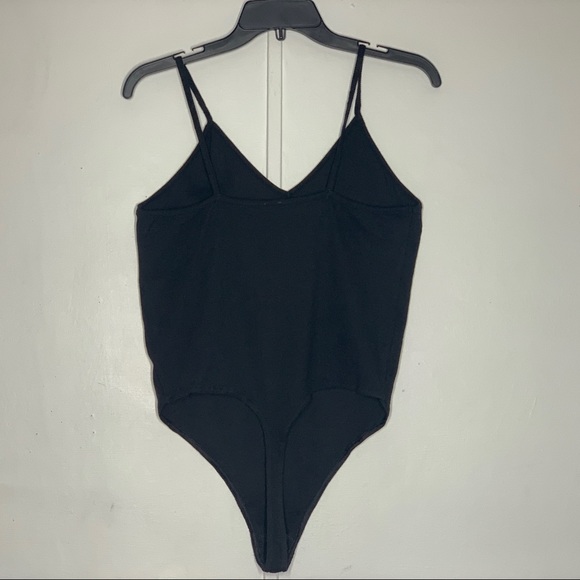 BP Ribbed Cami Black Thong Bodysuit - Picture 7 of 11